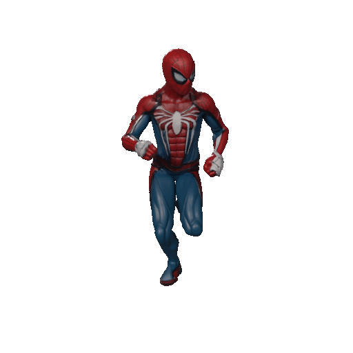Spider-Suit Hero 3D model